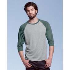 Anvil Adult Tri-Blend 3/4 Sleeve Raglan Anvil Adult Tri-Blend 3/4 Sleeve Raglan