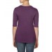 Anvil Women Tri-Blend Deep Scoop 3/4 Tee