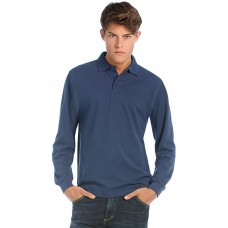 B&C Heavymill L/Sleeve Polo Shirt